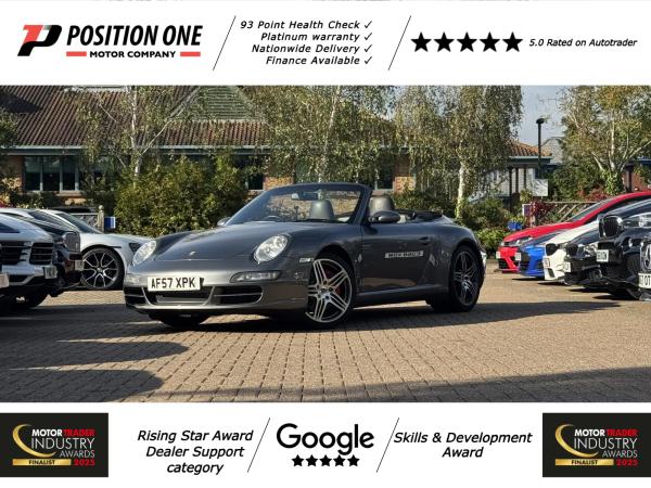 Porsche 911 3.8 997 Carrera 4S Cabriolet 2dr Petrol Manual AWD (285 g/km, 350 bhp)