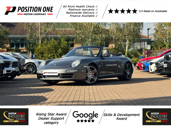 Porsche 911 3.8 997 Carrera 4S Cabriolet 2dr Petrol Manual AWD (285 g/km, 350 bhp)
