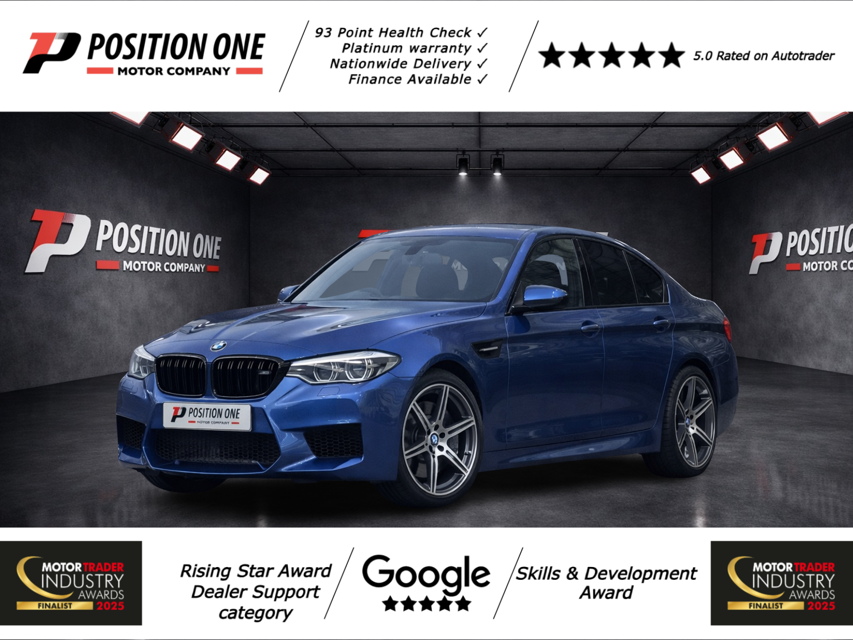 BMW M5 4.4 V8 Saloon 4dr Petrol DCT Euro 6 (s/s) (560 ps)
