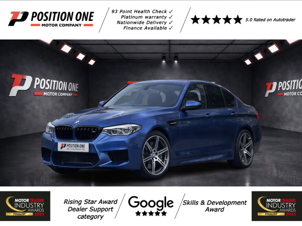 BMW M5 4.4 V8 Saloon 4dr Petrol DCT Euro 6 (s/s) (560 ps)