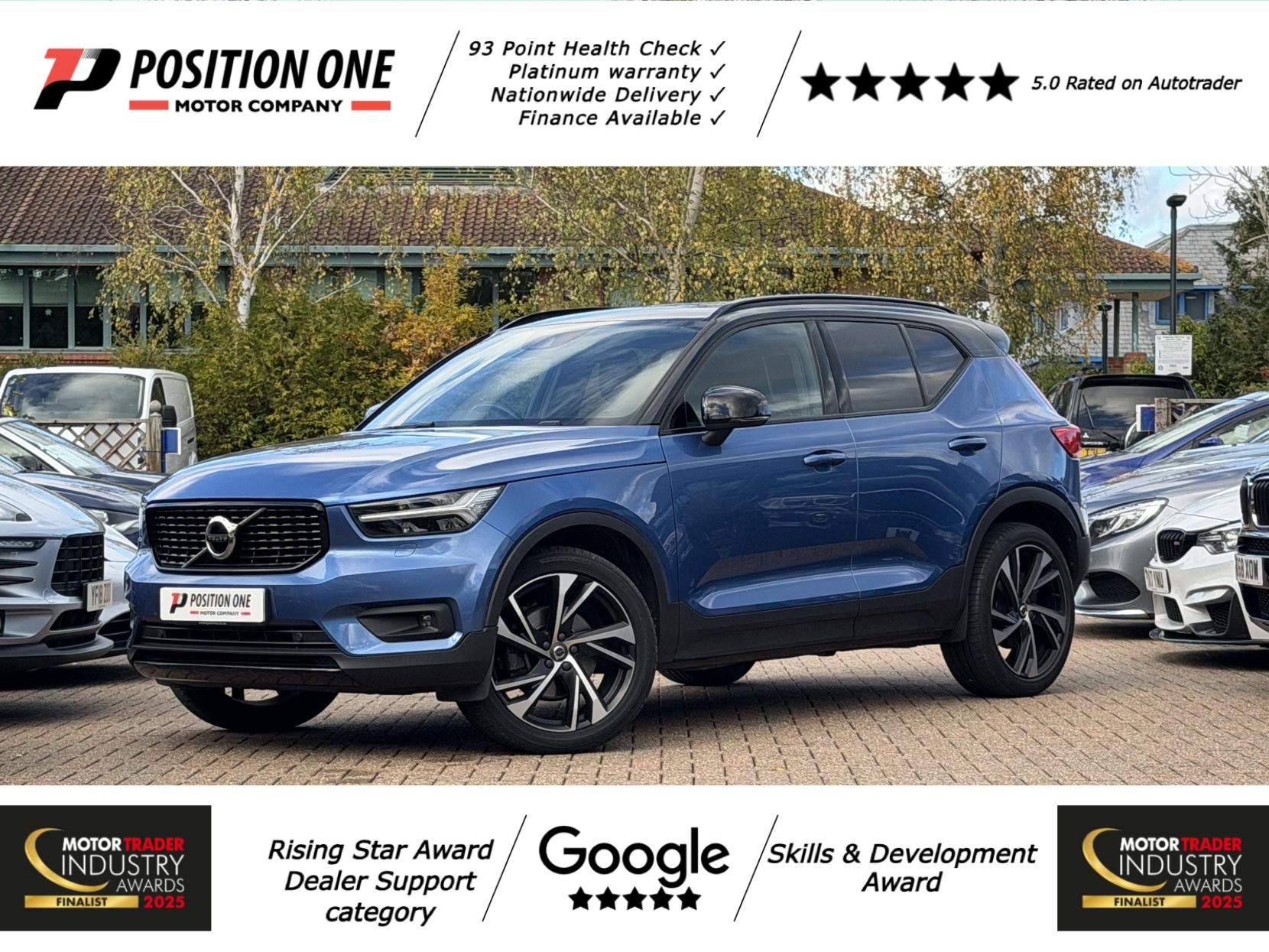Volvo XC40 2.0 T4 R-Design Pro SUV 5dr Petrol Auto AWD Euro 6 (s/s) (190 ps)