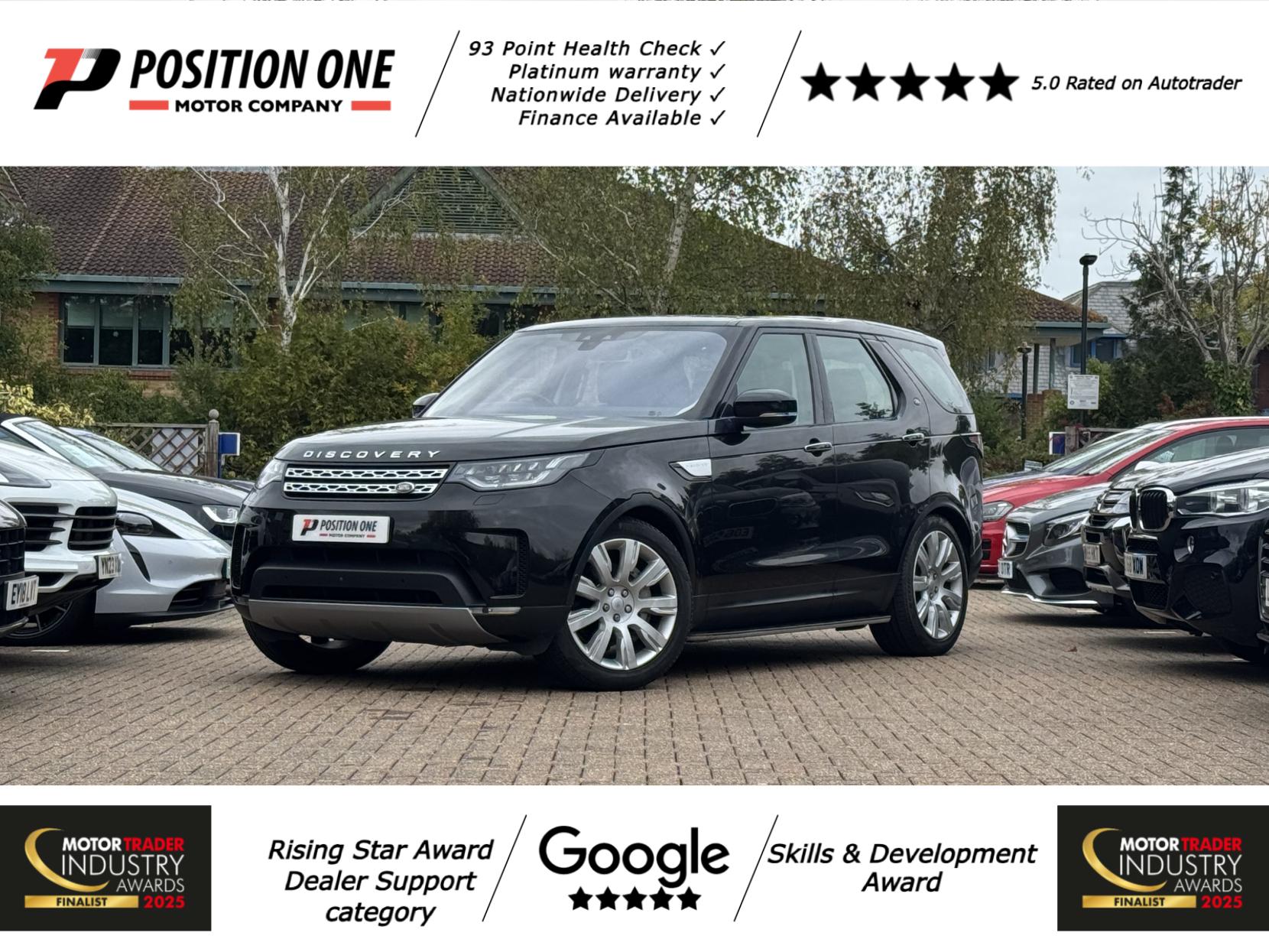 Land Rover Discovery 3.0 SD V6 HSE Luxury SUV 5dr Diesel Auto 4WD Euro 6 (s/s) (306 ps)