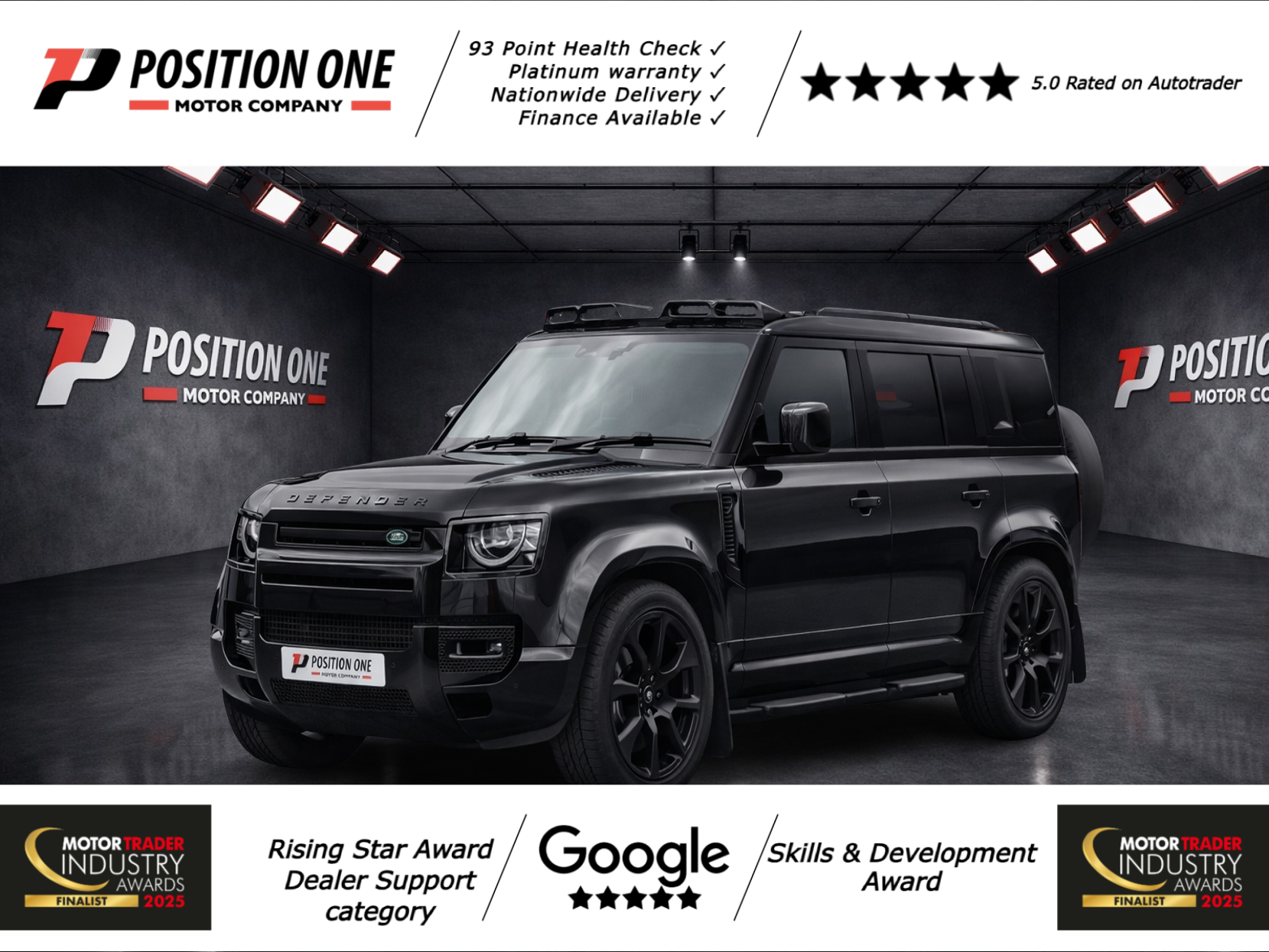 Land Rover Defender 110 3.0 D250 MHEV XS Edition SUV 5dr Diesel Auto 4WD Euro 6 (s/s) (250 ps)