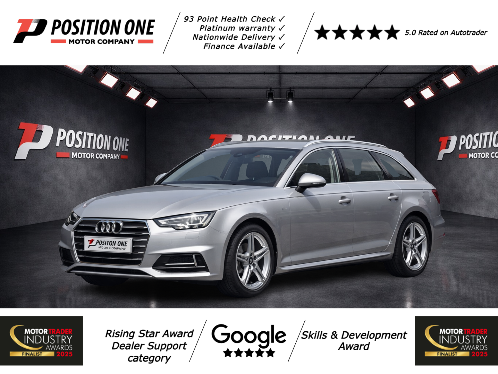 Audi A4 Avant 2.0 TDI S line Estate 5dr Diesel Manual Euro 6 (s/s) (150 ps)