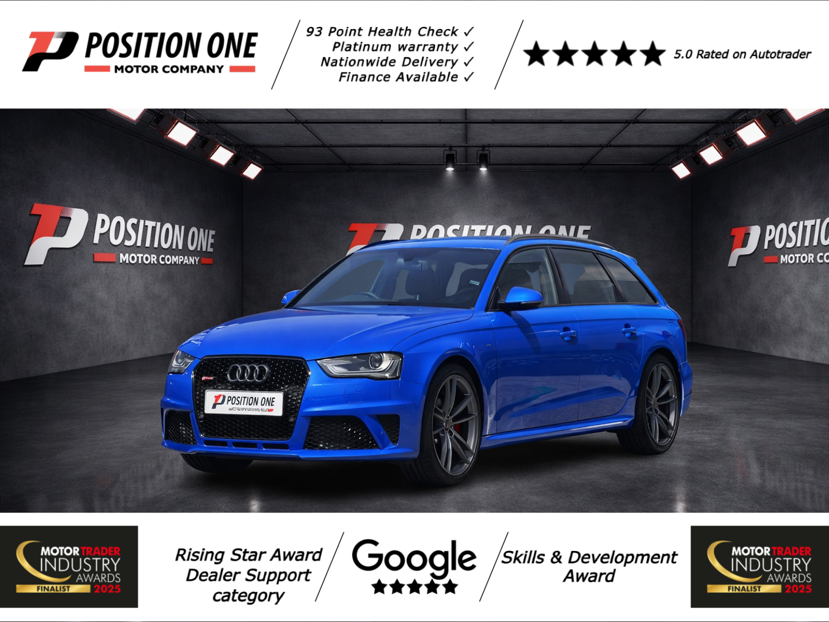 Audi RS4 Avant 4.2 FSI V8 Nogaro Estate 5dr Petrol S Tronic quattro Euro 5 (450 ps)