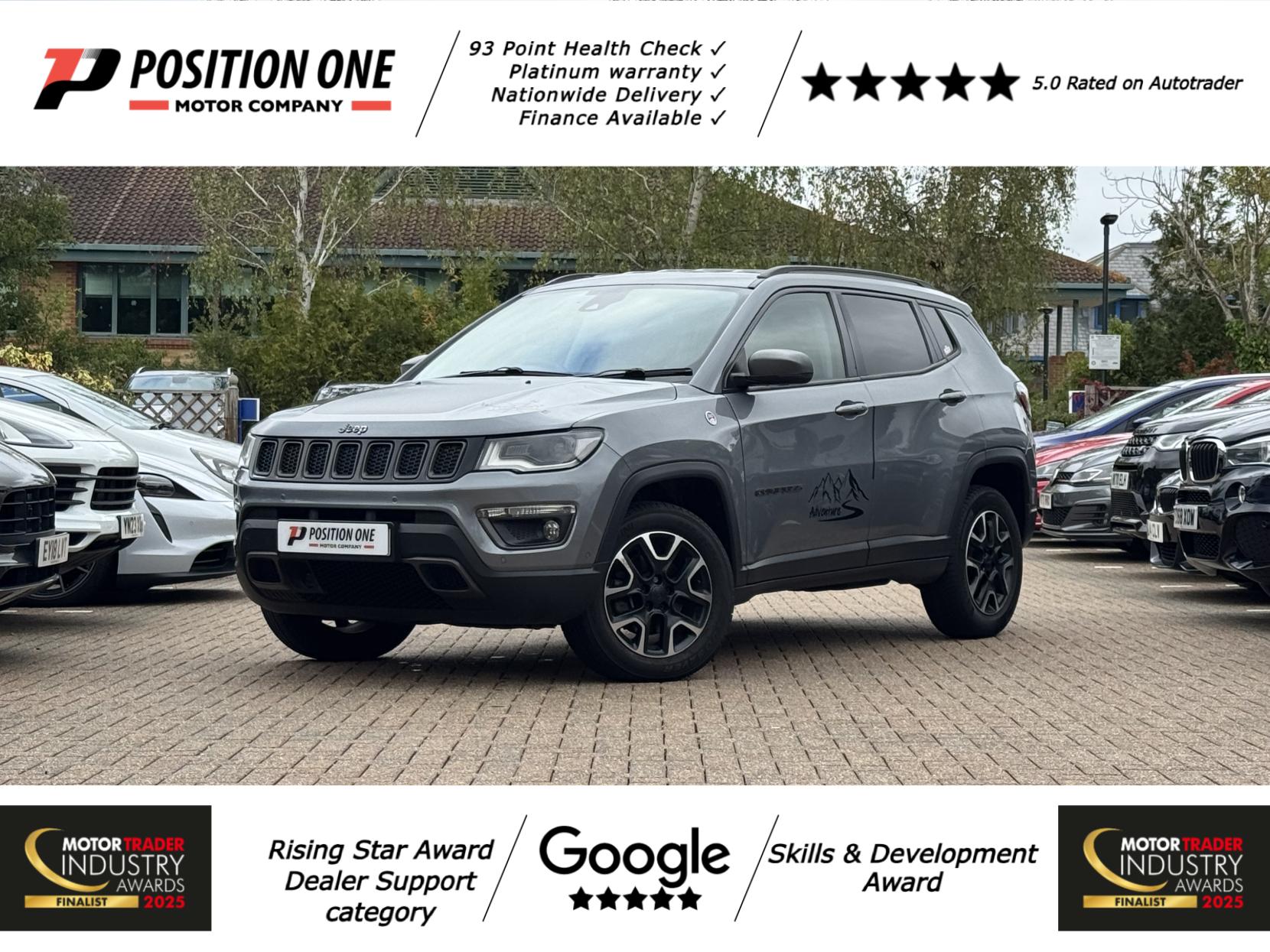 Jeep Compass 2.0 MultiJetII Trailhawk SUV 5dr Diesel Auto 4WD Euro 6 (s/s) (170 ps)
