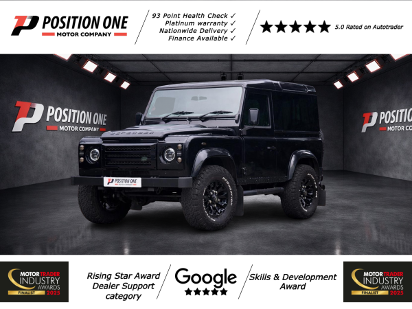 Land Rover Defender 90 2.4 TDCi County Station Wagon 3dr Diesel Manual 4WD SWB Euro 4 (122 bhp)