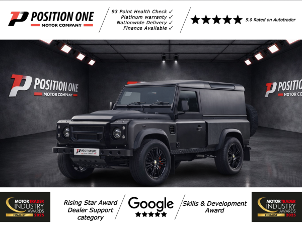 Land Rover Defender 90 2.4 TDCi Hard Top SUV 3dr Diesel Manual 4WD SWB Euro 4 (122 bhp)