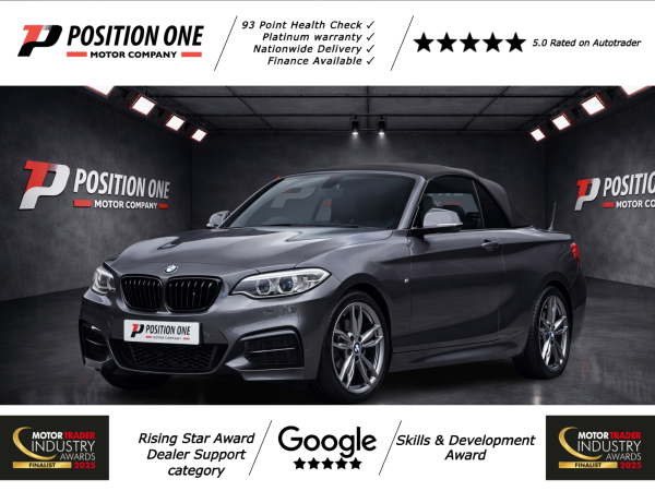 BMW 2 Series 3.0 M240i Convertible 2dr Petrol Auto Euro 6 (s/s) (340 ps)
