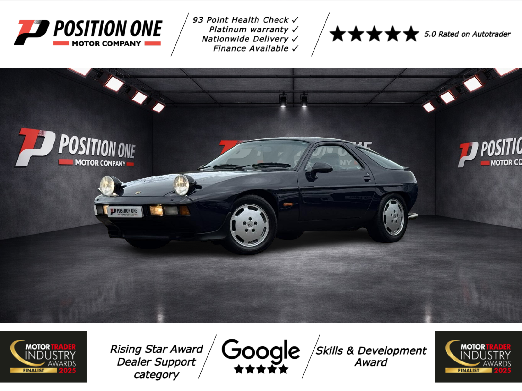 Porsche 928 4.7 S Coupe 2dr Petrol Manual (300 bhp)