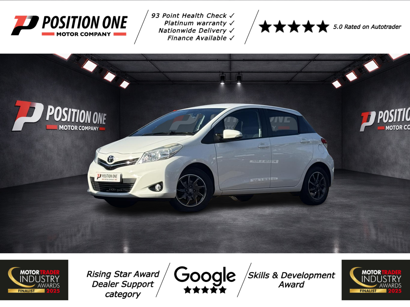 Toyota Yaris 1.0 VVT-i Edition Hatchback 5dr Petrol Manual Euro 5 (69 ps)