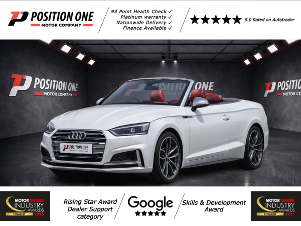 Audi S5 3.0 TFSI V6 Cabriolet 2dr Petrol Tiptronic quattro Euro 6 (s/s) (354 ps)