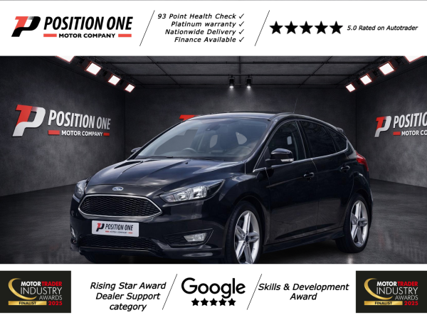 Ford Focus 1.0T EcoBoost Zetec S Hatchback 5dr Petrol Manual Euro 6 (s/s) (125 ps)