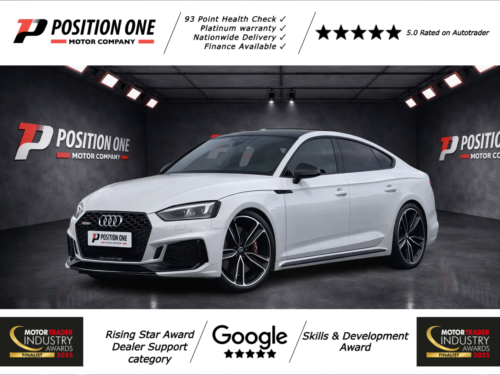 Audi RS5 2.9 TFSI V6 Sport Edition Sportback 5dr Petrol Tiptronic quattro Euro 6 (s/s) (450 ps)