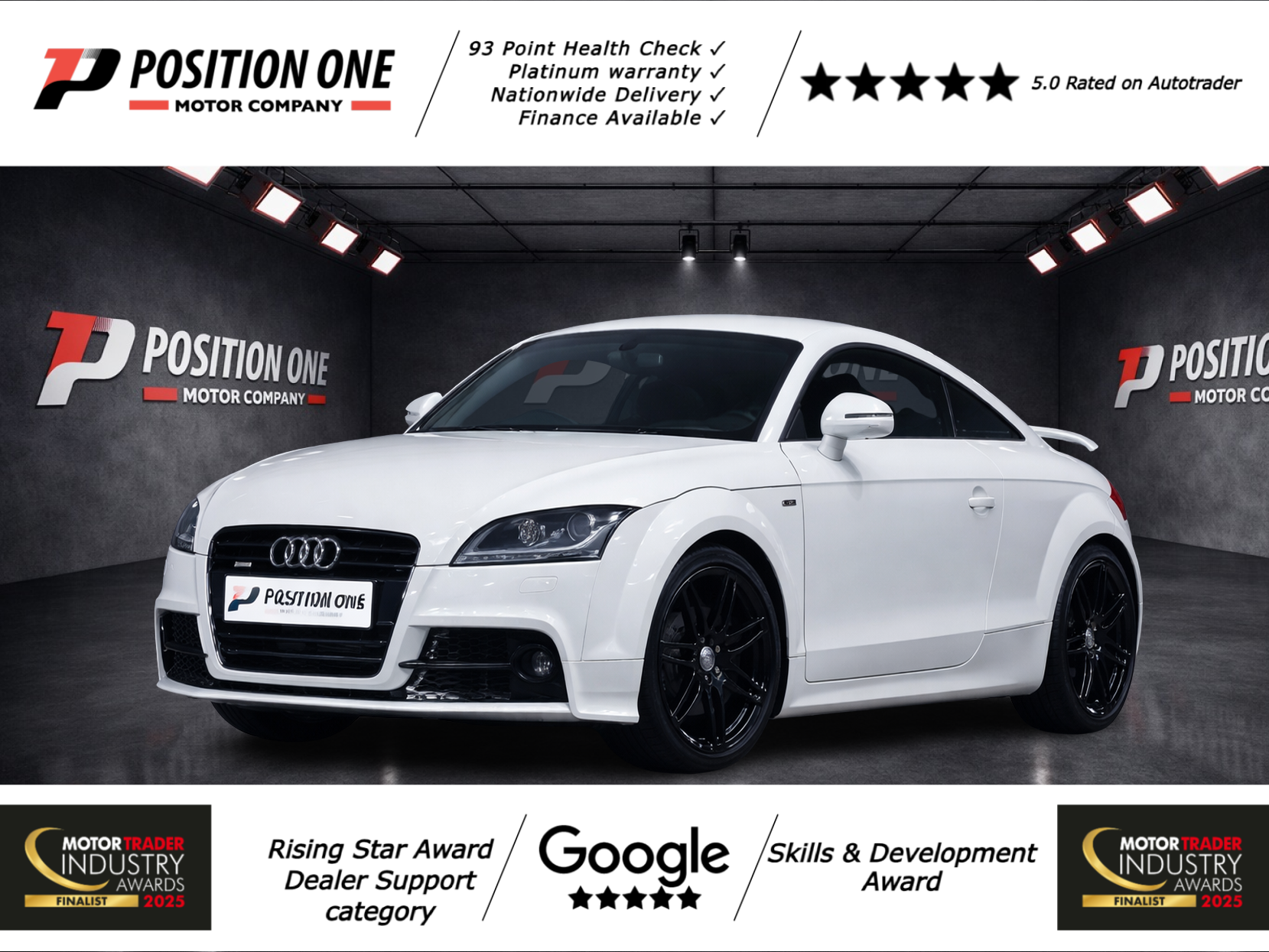 Audi TT 2.0 TFSI S line Coupe 3dr Petrol S Tronic quattro Euro 5 (s/s) (211 ps)
