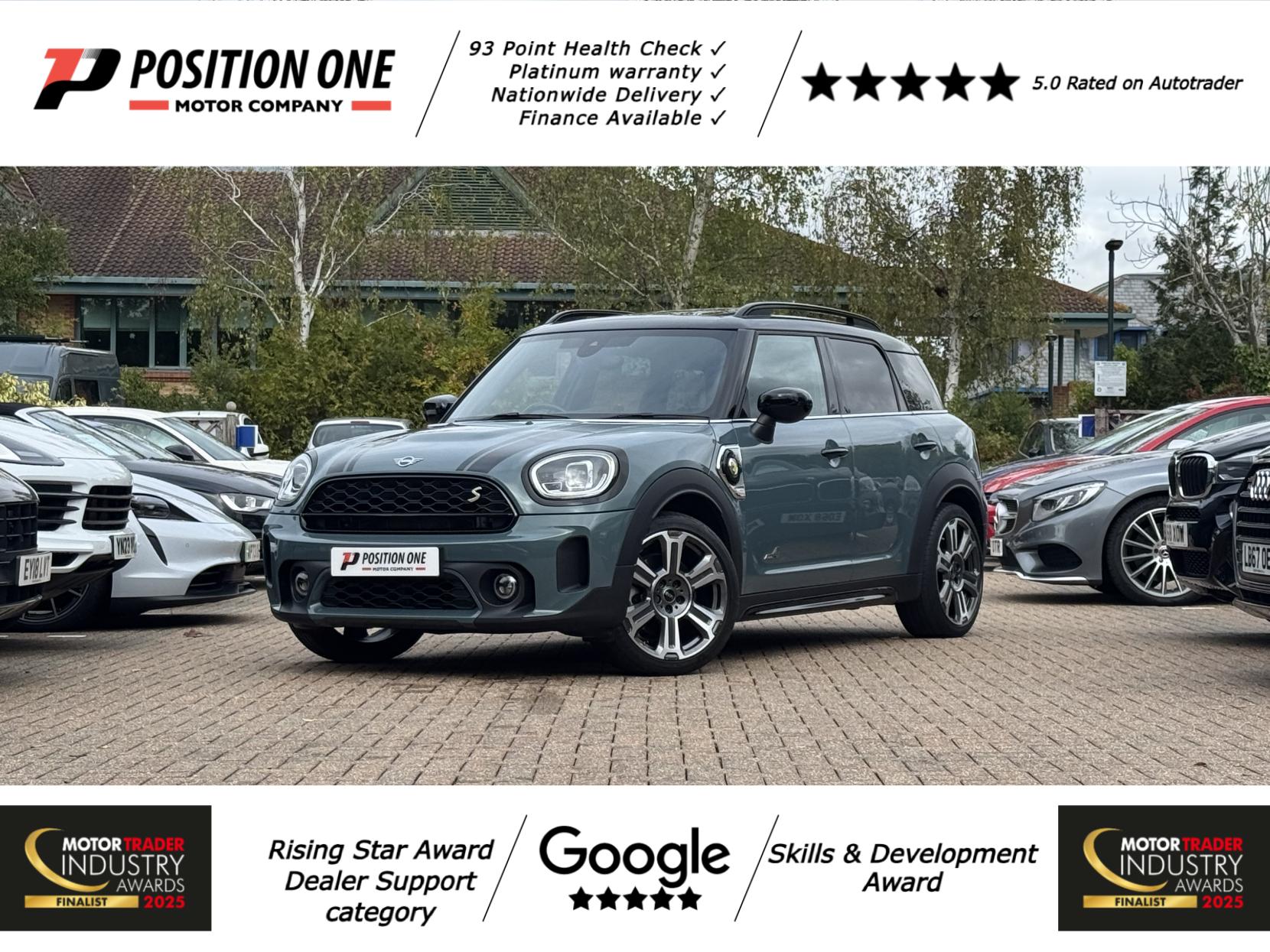 MINI Countryman 1.5 10kWh Cooper SE Exclusive SUV 5dr Petrol Plug-in Hybrid Auto ALL4 Euro 6 (s/s) (222 ps)