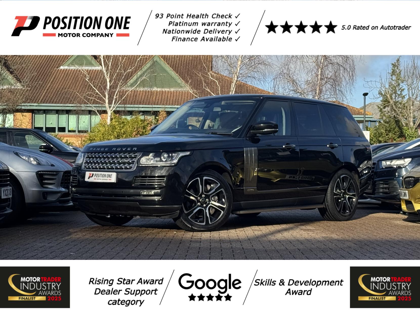 Land Rover Range Rover 3.0h SDV6 Autobiography SUV 5dr Diesel Hybrid Auto 4WD Euro 6 (s/s) (340 ps)