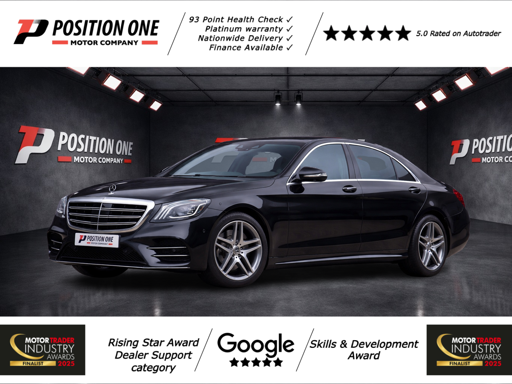 Mercedes-Benz S Class 3.0 S500L MHEV AMG Line (Executive, Premium Plus) G-Tronic+ Euro 6 (s/s) 4dr