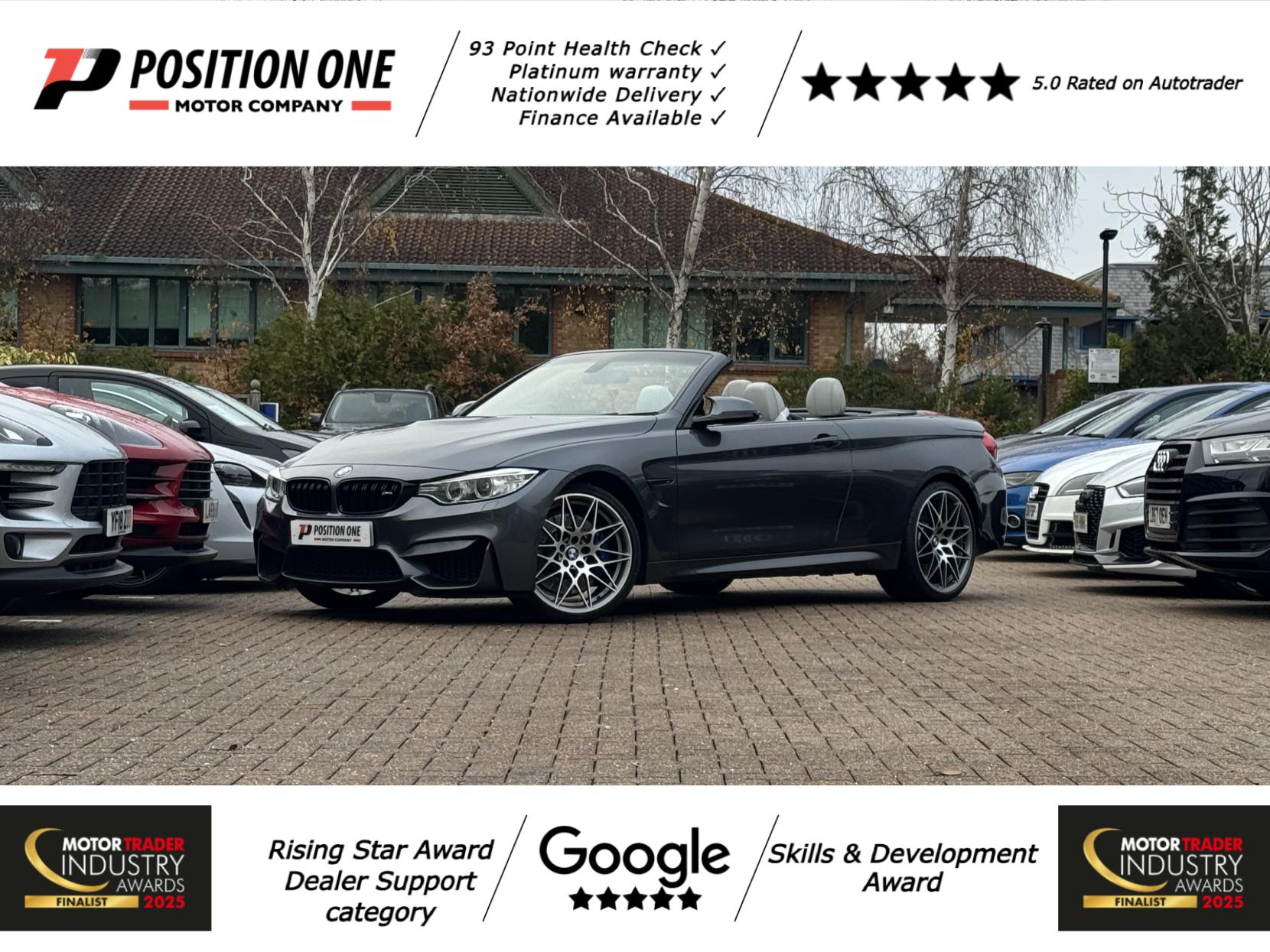 BMW M4 3.0 BiTurbo Competition Convertible 2dr Petrol DCT Euro 6 (s/s) (450 ps)
