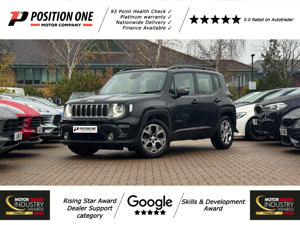 Jeep Renegade 1.0 GSE T3 Limited SUV 5dr Petrol Manual Euro 6 (s/s) (120 ps)