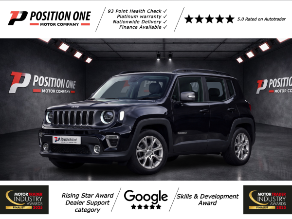 Jeep Renegade 1.0 GSE T3 Limited SUV 5dr Petrol Manual Euro 6 (s/s) (120 ps)