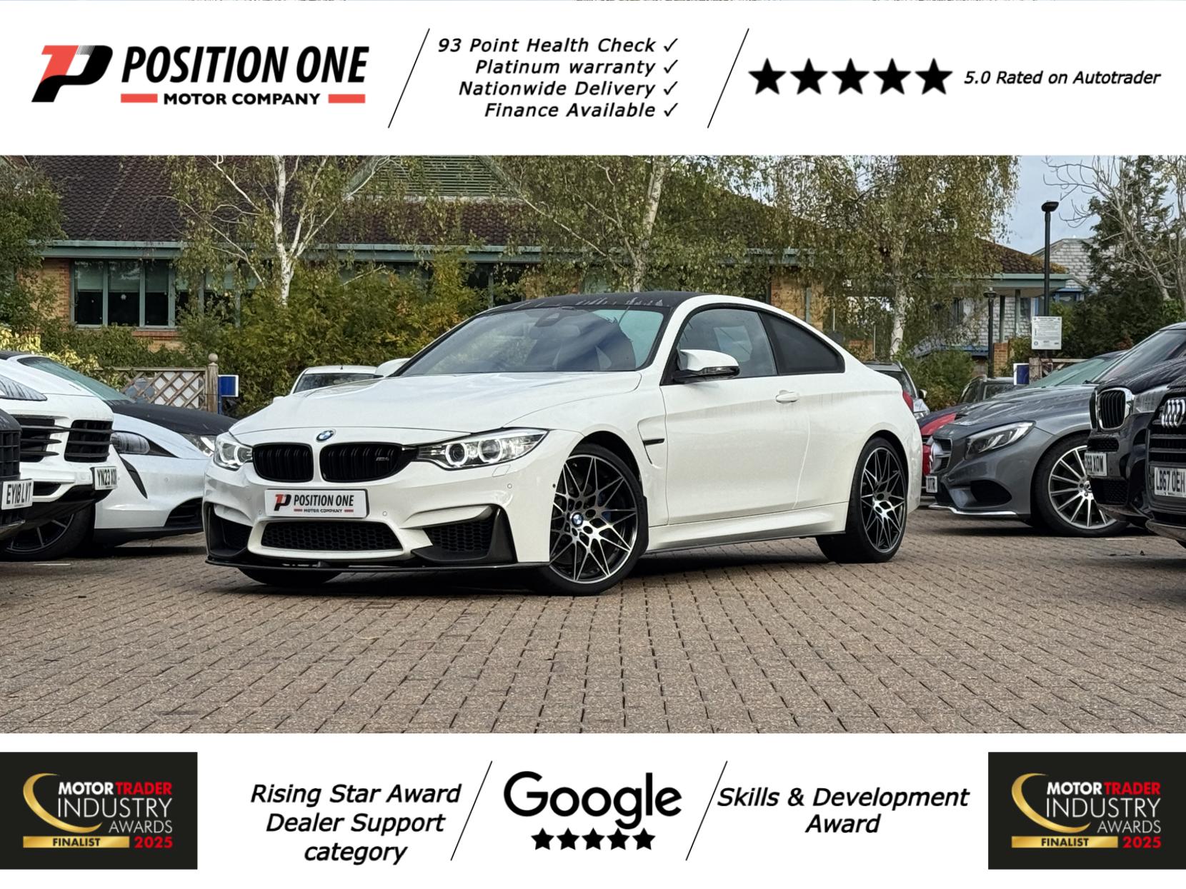 BMW M4 3.0 BiTurbo Competition Coupe 2dr Petrol Manual Euro 6 (s/s) (450 ps)
