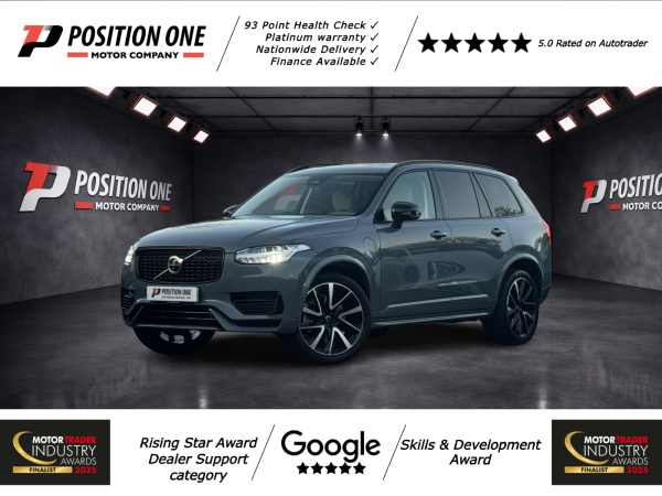 Volvo XC90 2.0h T8 Recharge 18.8kWh Ultimate Dark SUV 5dr Petrol Plug-in Hybrid Auto 4WD Euro 6 (s/s) (455 ps)