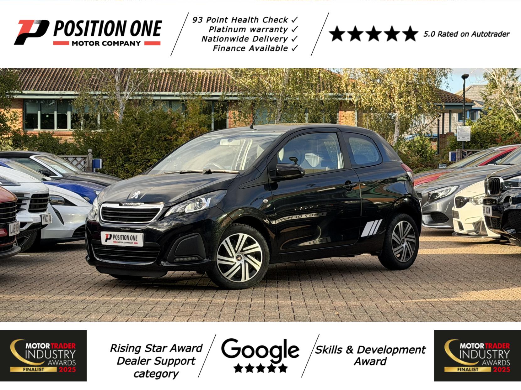 Peugeot 108 1.0 Active Hatchback 3dr Petrol Manual Euro 6 (68 ps)