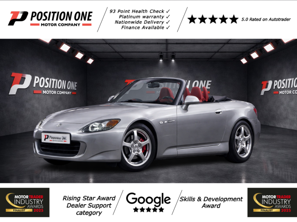 Honda S2000 2.0 i-VTEC Roadster Convertible 2dr Petrol Manual (237 g/km, 236 bhp)