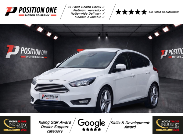 Ford Focus 1.0T EcoBoost Titanium Hatchback 5dr Petrol Manual Euro 6 (s/s) (125 ps)