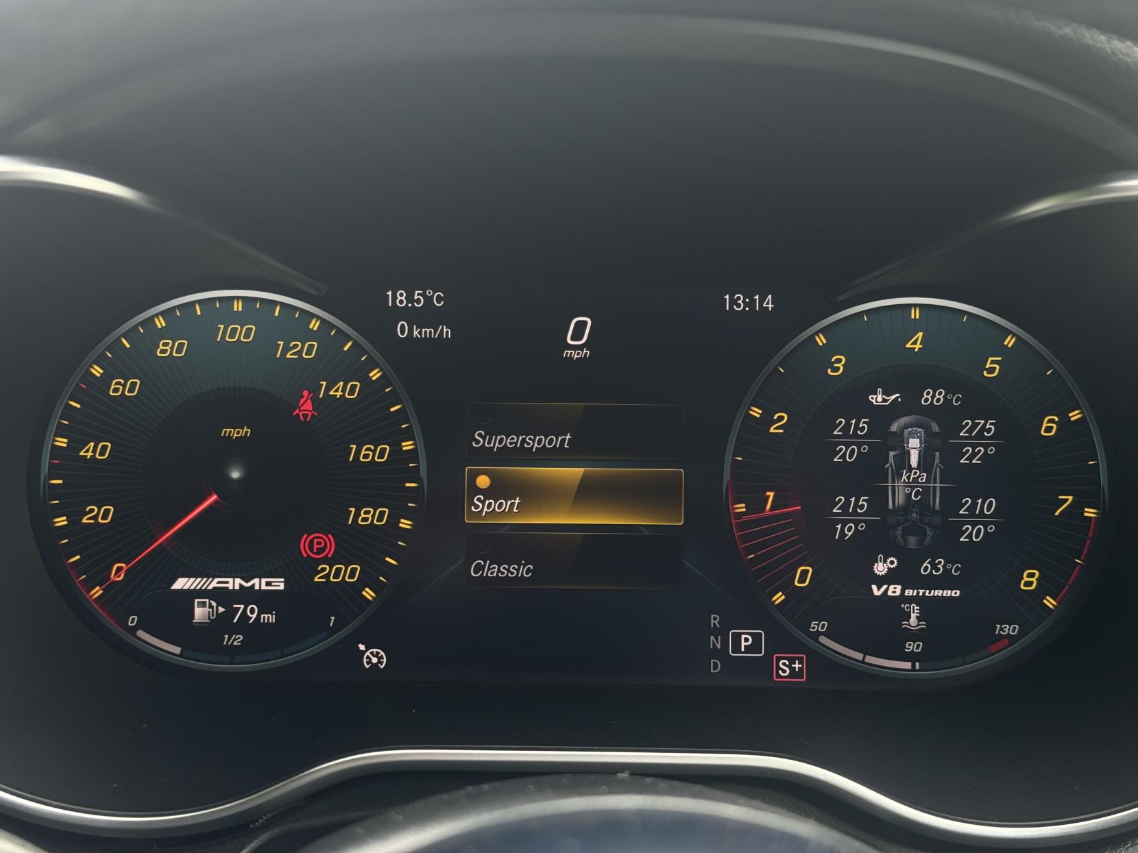 Mercedes-Benz C Class 4.0 C63 V8 BiTurbo AMG (Premium Plus) Coupe 2dr Petrol SpdS MCT Euro 6 (s/s) (476 ps)