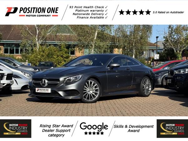 Mercedes-Benz S Class 4.7 S500 V8 AMG Line (Premium) Coupe 2dr Petrol G-Tronic Euro 6 (s/s) (455 ps)